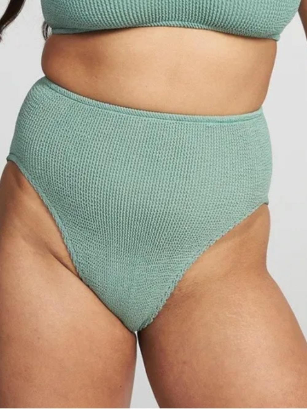Youswim High Waist Bikini Bottom Sage Green